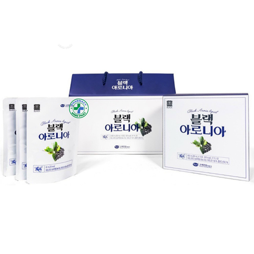 Nước Ép Aronia Và Hắc Sâm KGS 80ml x 30 Gói